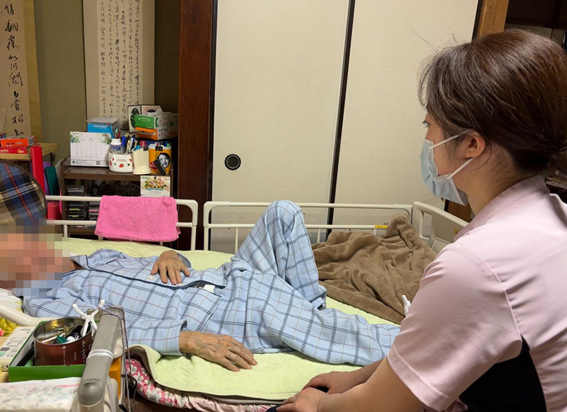 在宅での栄養相談の様子